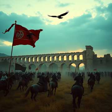 Copertina della canzone Die letzte Kriegerin (Der Fall des römischen Adlers) Mongolian II