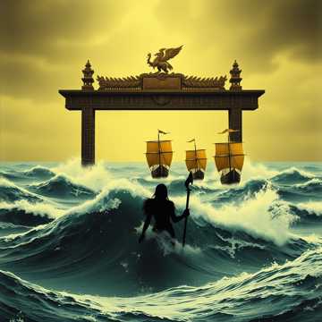 A dal borítója Die letzte Kriegerin (Aufbruch in die neue Welt) VI