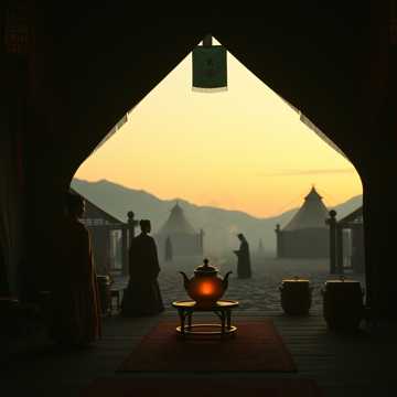 A dal borítója Die letzte Kriegerin (Die Gärten der Vielfalt) Arabesk