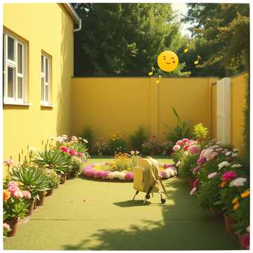 Cover des Liedes Buen Día, Jardín