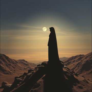 Cover utworu غدر الليل والرحلة طويله والحمولة على راسي ثقيلة