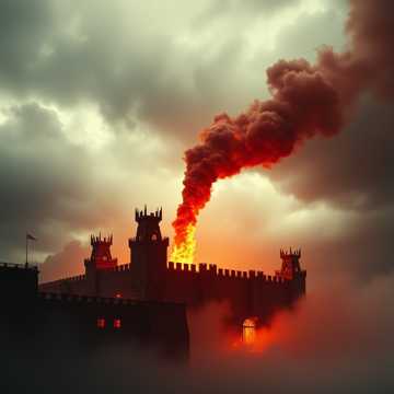 Cover van het nummer “Fire in the Shadows (Kingdom of Steel)”