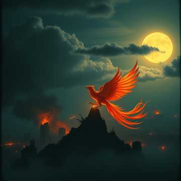 Cover of the song 燃え尽きた世界の中で   一人　影を抱いて立つ   失ったものの重さを   この胸に刻みながら    消えない炎がまだ   心の奥で揺れている   終わりじゃな