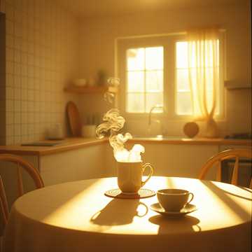 Copertina della canzone Утро в моей чашке