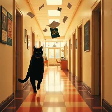 Cover van het nummer Чёрный кот в наш деканат