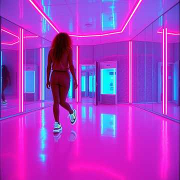 Cover van het nummer Neon Running Shoes