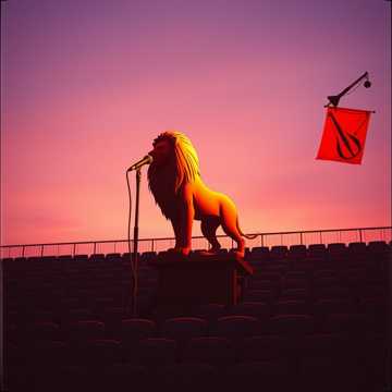 Cover van het nummer أسد الملعب