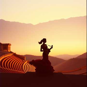 歌曲的封面Die letzte Kriegerin (Die Olympiade) Flamenco III