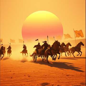 Cover av låten Die letzte Kriegerin (Die Olympiade) Teil 2 Hindustani II