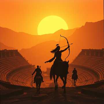 歌曲的封面Die letzte Kriegerin (Die Olympiade) Mongolian II