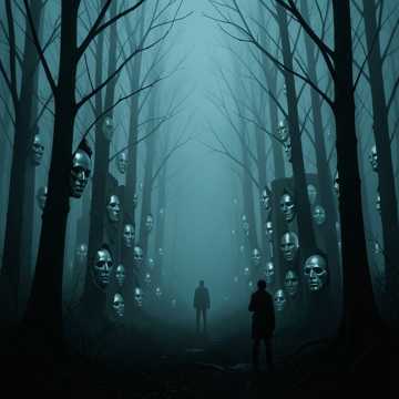 Portada de la canción غابة الوجوه