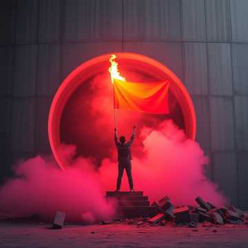 Cover of the song Burn the silence