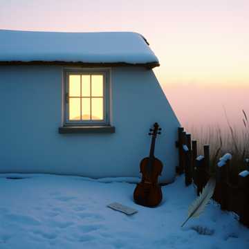 Portada de la canción мыслях я навещаю домик наш за pекой,