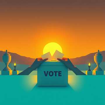 노래 표지 La Mesa y Las Urnas.