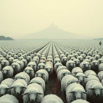 Cover utworu Шагают бараны в ряд