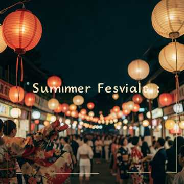 歌曲的封面祭り囃子の夜
