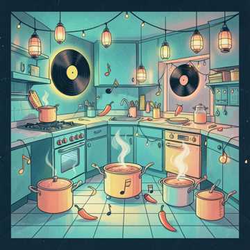 A dal borítója Baile en la Cocina