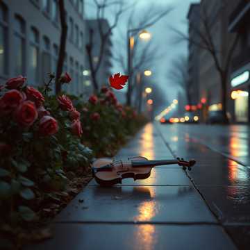 Кавер на песню В городском саду завяли розы,