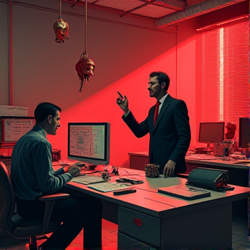 Cover of the song Ирина Александровна — злой директор ЗДО, С утра уже орёт, как будто ей не то Ей