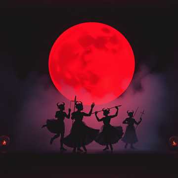 Portada de la canción 붉은 달 아래