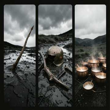 Cover van het nummer Die letzte Kriegerin (Temüjin und Dschamucha) Teil 18 Viking Metal IV