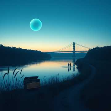 歌曲的封面Вечерком на реке