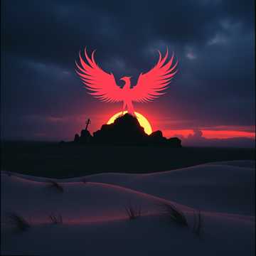 Portada de la canción طائر من رماد