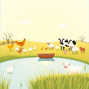 คัฟเวอร์เพลง 咯咯嘎嘎小農場