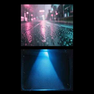 Cover art for the AI mashup of Signal in the Rain and 爱情就是这样的