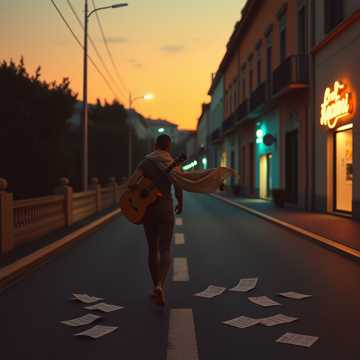 Cover utworu canzone rock neomelodica italiana