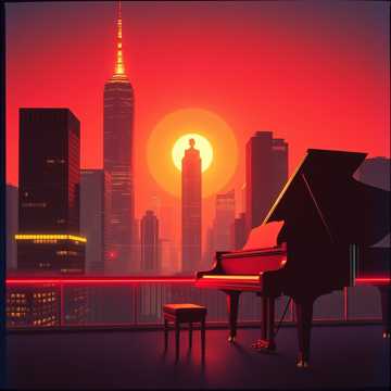 Capa da música Crimson Sky Resolve