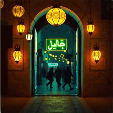 غلاف الاغنية على باب الحارة