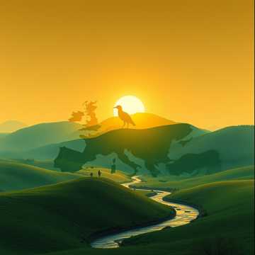 Portada de la canción Európa közepében él egy áldott nép