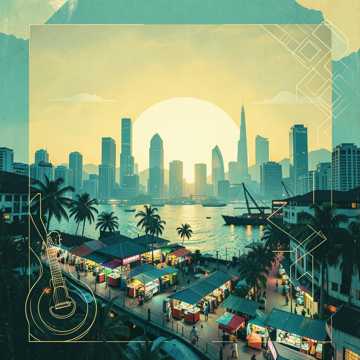 A dal borítója Sunrise Over Lagos