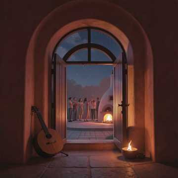 Cover of the song على باب الدار