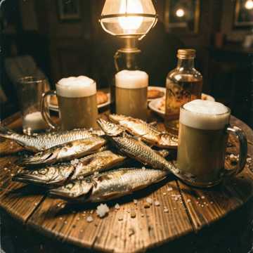 Bìa bài hát Сушёная рыба и пиво