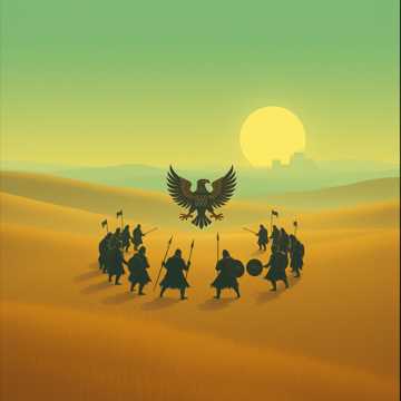 Cover des Liedes Die letzte Kriegerin (Die Schlacht von Kampanien) arabische Musik II