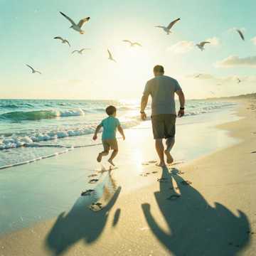 Cover of the song Spiaggia Con Papà