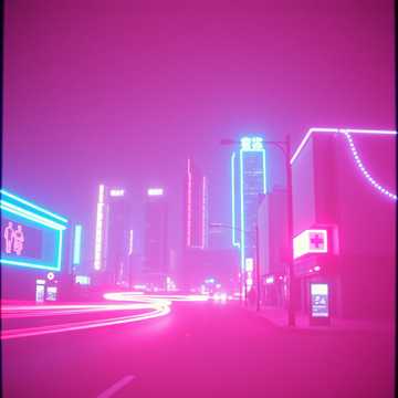 Capa da música Neon Nights