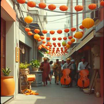 Кавер на песню La fête chez nous