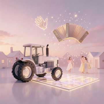 歌曲的封面Biały Traktor