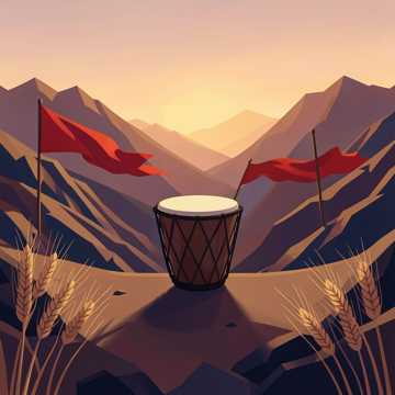 Bìa bài hát على إيقاع الطبل