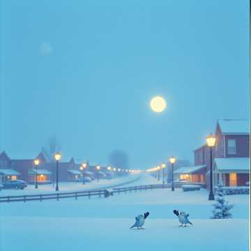 노래 표지 Снежинки - пушинки 22