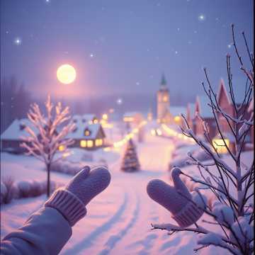 노래 표지 Снежинки - пушинки