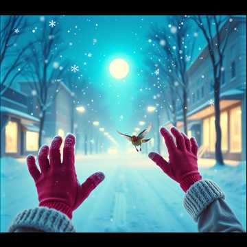 Cover av låten Снежинки - пушинки 18