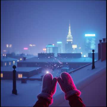 A dal borítója Снежинки - пушинки 8