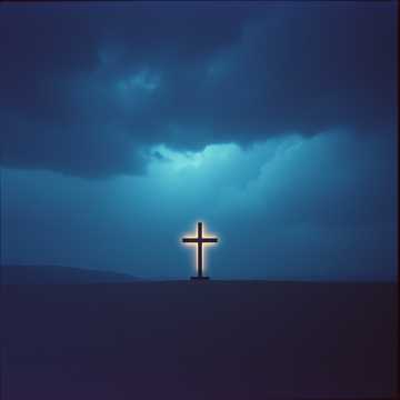 Cover utworu “Tears on Golgotha” / “דמעות בגולגתה”