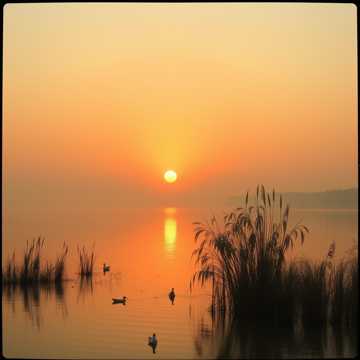Cover of the song 西湖的夕阳