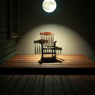 歌曲的封面田埂上的月亮