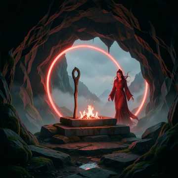 歌曲的封面Die letzte Kriegerin (Die Rote Dame von El Miron) Neapolitan II